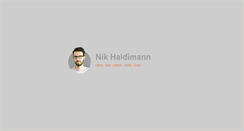 Desktop Screenshot of nikhaldimann.com